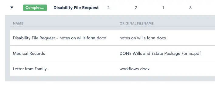 legal file request automation