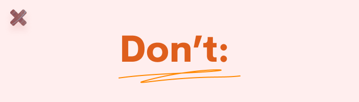 dont