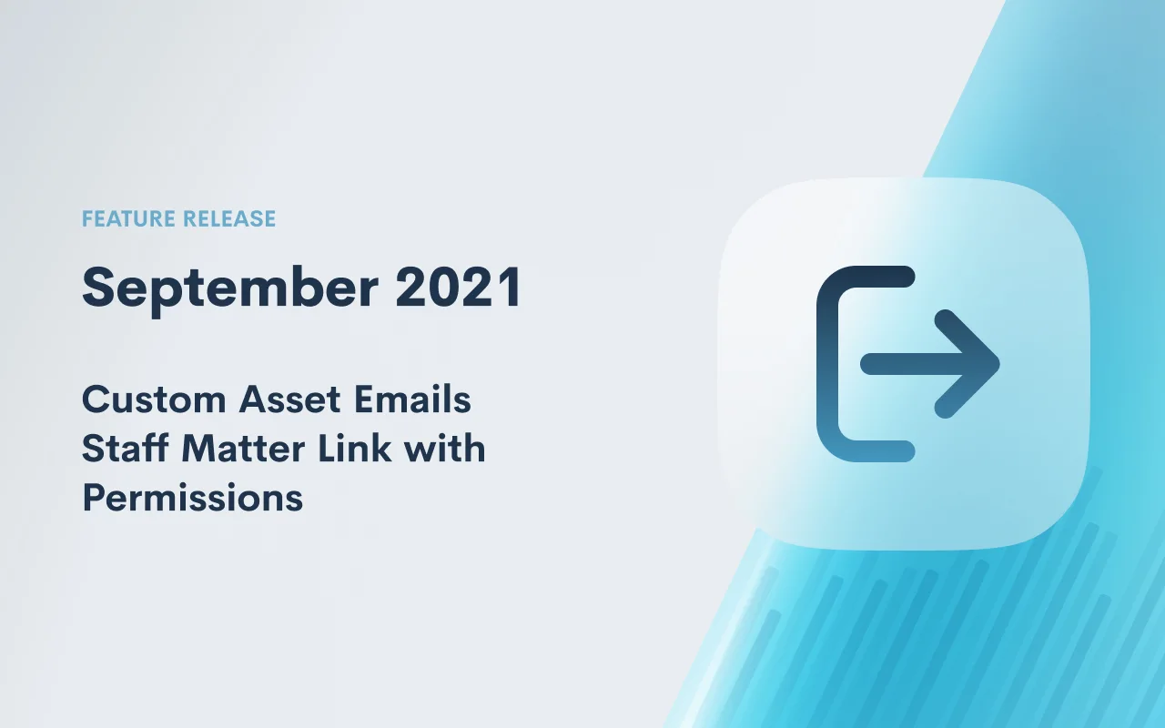 September 2021 Feature Release