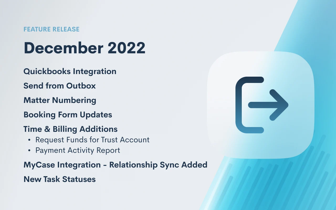 December 2022 Feature Release