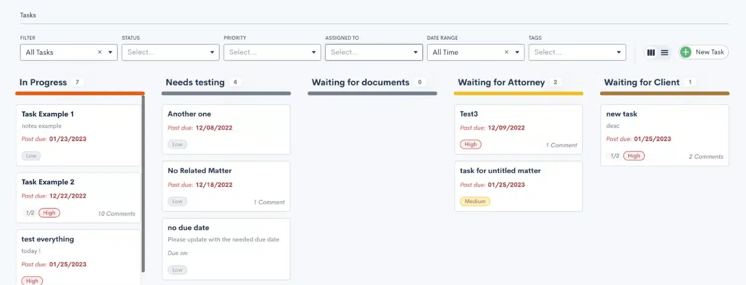 Kanban Board for Tasks